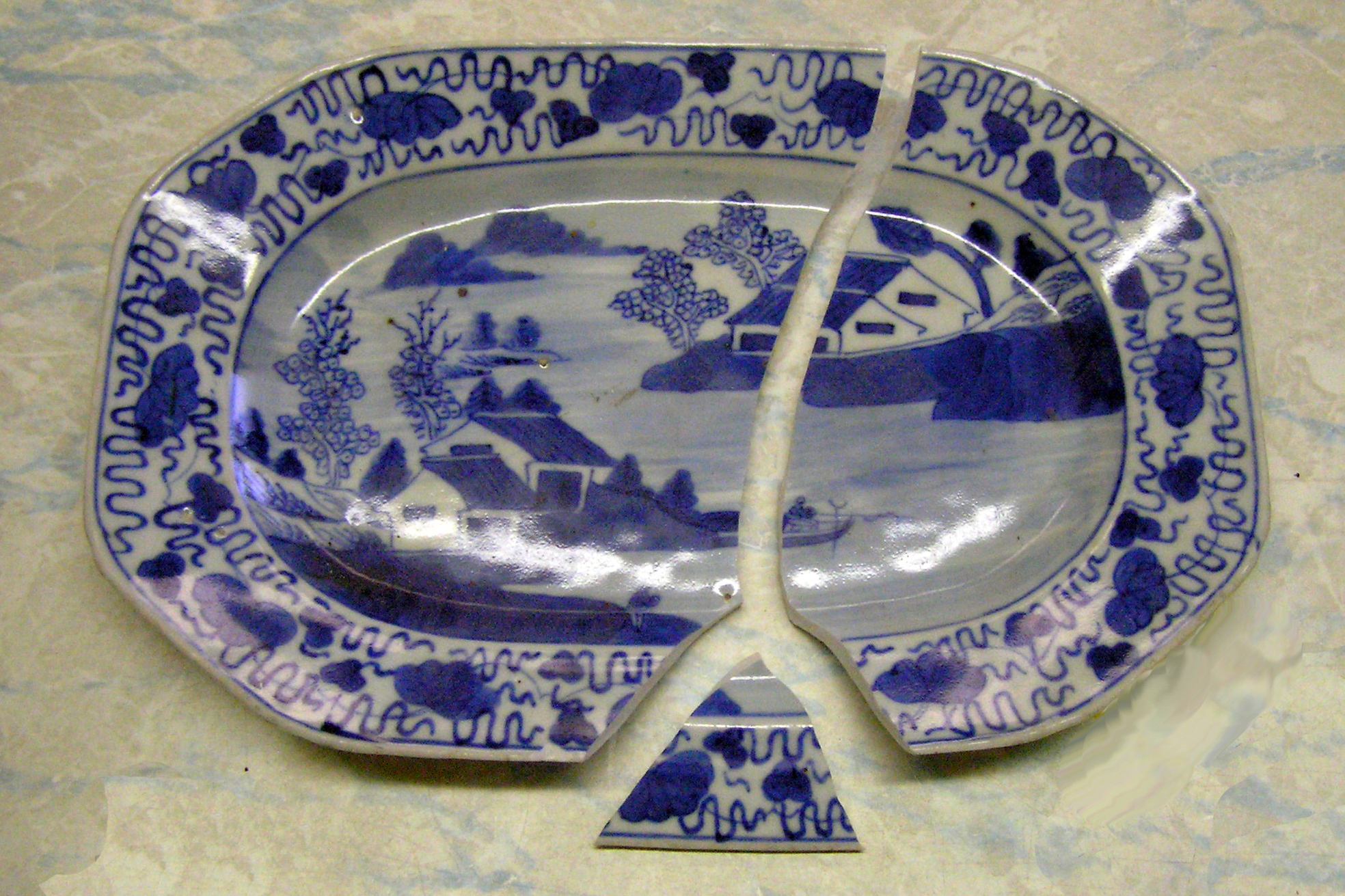 Broken Earthenware Plate